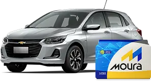 Carro e bateria Moura